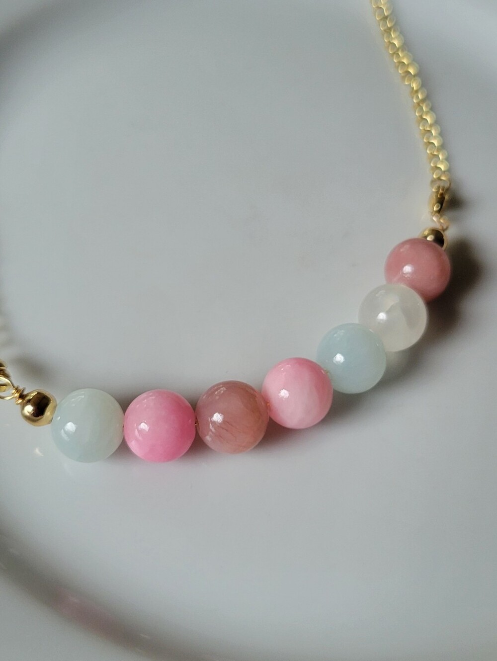 Jade Multi Colored Necklace - Picture 2 of 4